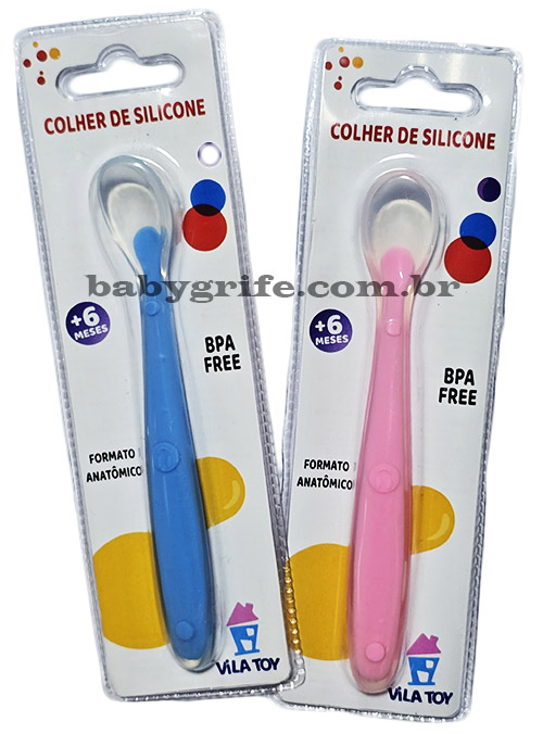 Colher Ponta de Silicone Baby griffe